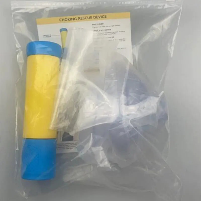 Portableupgrade First Aid Kit for Kids Adultschoking Emergency Life Saving Suction Vac anti Choke Device