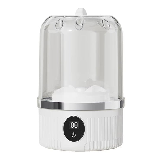 Cordless Small Washing Machine with Laundry Cup Automatic Laundry Cup Rechargeable Portable Washing Machine for Baby Clothes